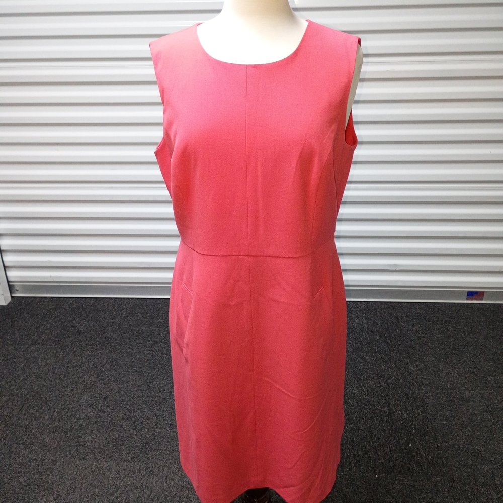 Nine West Sleeveless Coral Sheath Dress